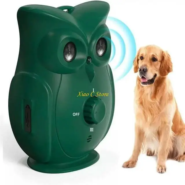 Alt view image 4 of 4 - Stop Dog Barking Ultrasonic Deterrents Bark Control Device Rechargeable