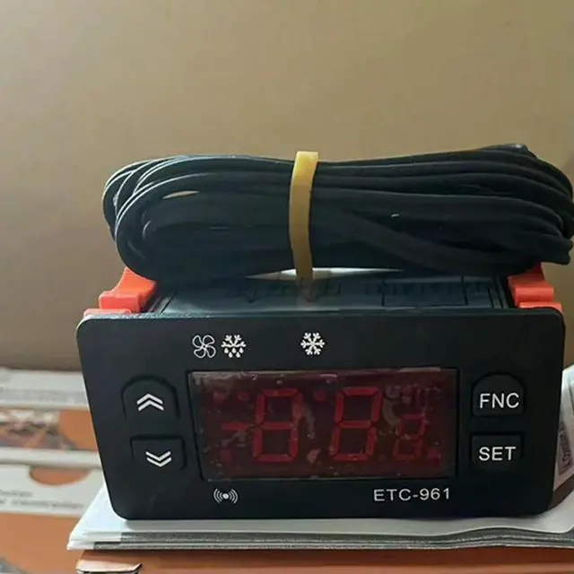 Alt view image 2 of 4 - ETC-961 Thermostat Temperature Controller Humidity Control Thermometer Hygrometer Refrigeration Alarm 220V NTC Sensor