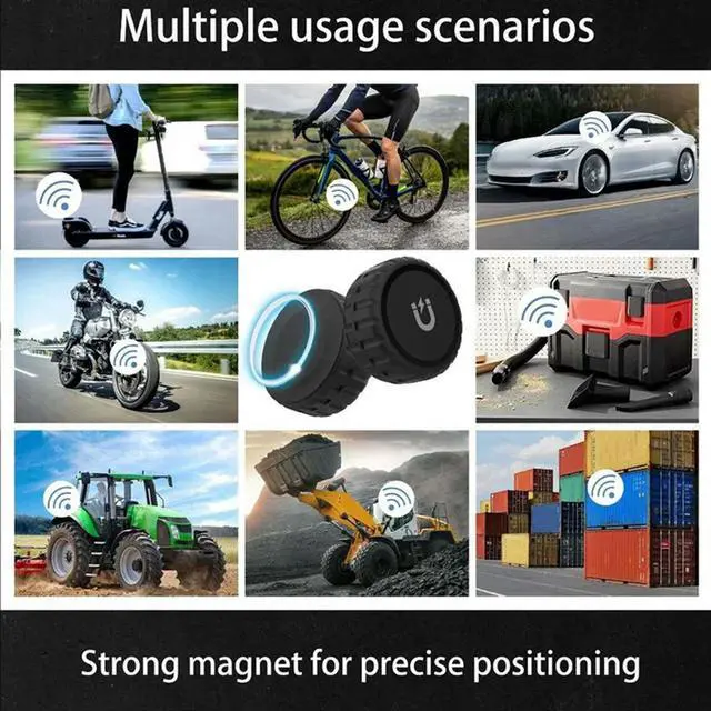 Alt view image 2 of 4 - 2X For  Airtag Protective Cover Magnetic Suction Case For Air Tag Holder GPS Tracker Car Bike Motorcycle