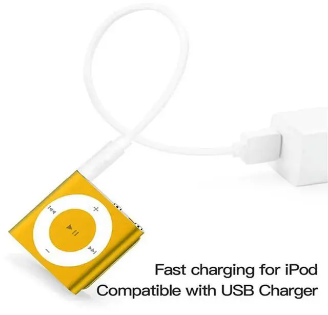 Alt view image 2 of 4 - 5X Suitable For Ipod SHUFFLE Data Cable USB Mp3 Charging 3, 4, 5, 6 7Th Generation Charger Wire