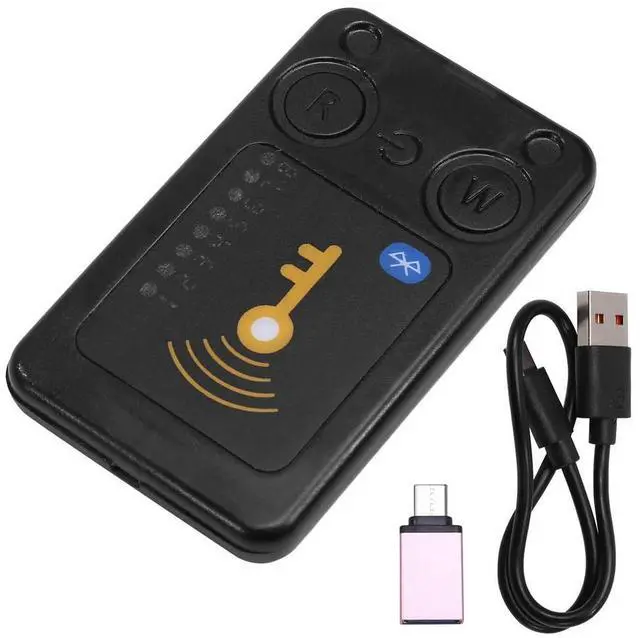 Alt view image 2 of 4 - RFID Smart Chip Reader ISO14443 Key Detection EM125KHZ IC 13.56Mhz Badge Decode RFID Emulator Support Clone Card