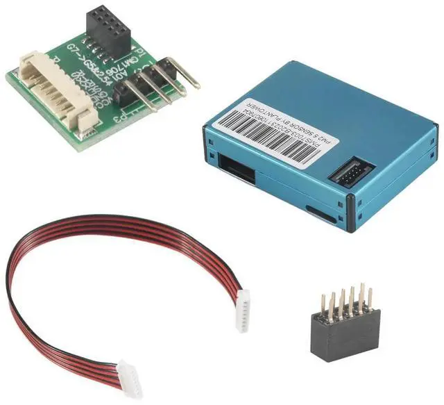 Alt view image 2 of 4 - PM2.5 DUST SENSOR PMS7003 / G7 Thin Shape Digital PM2.5 Sensor (Inculd Transfer Board + Cable)