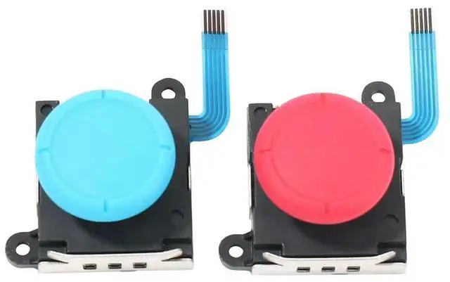 Alt view image 4 of 4 - 3D Analog Joystick Joy-Con Replacement Left/Right Thumbstick For Nintendo Switch/Switch Lite Controller 6Pack (Red