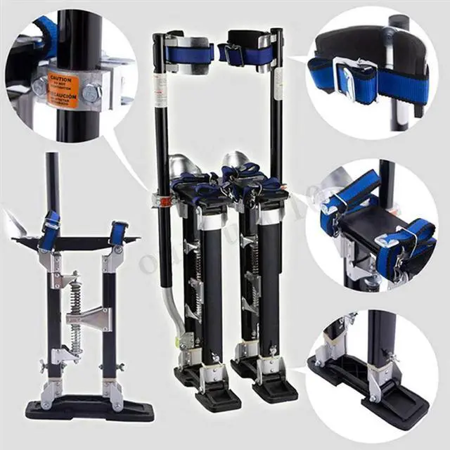 Alt view image 2 of 4 - Stilt Soles Anti-Slip Pads for Drywall,4Pcs Stilt Soles Replacement Kit, Non-Slip Foot Pads ,Construction Tripod Mat