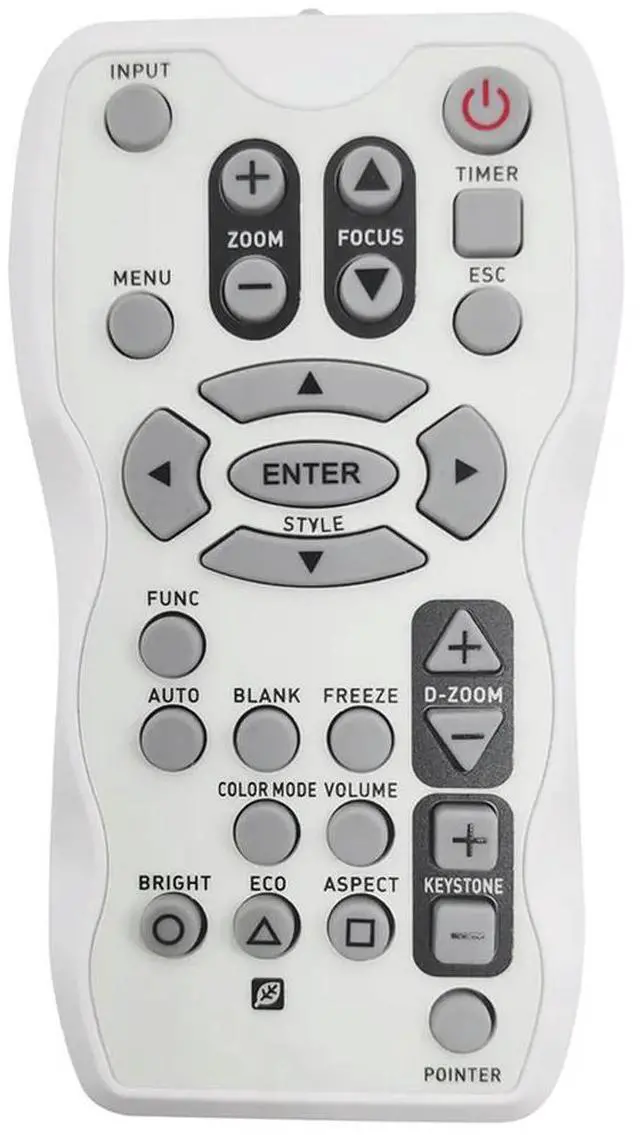 Alt view image 4 of 4 - 2X Replace YT-110 Projector Remote Control For Casio XJ-A141, XJ-A146, XJ-A241, XJ-A246, XJ-A251, XJ-A256, XJ-M250