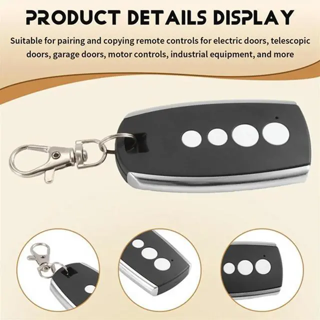 Alt view image 3 of 4 - For KING GATES STYLO2K Remote Control Transmitter 433.92MHz Rolling Code, Garage Gate Controller