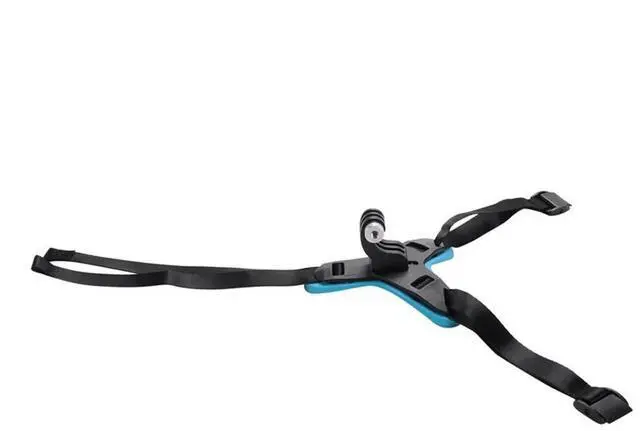 Alt view image 2 of 4 - 4X Fixing Bracket Motorcycle Helmet Chin Holder Integrated Helmet Belt For Gopro Hero 7/6/5/4