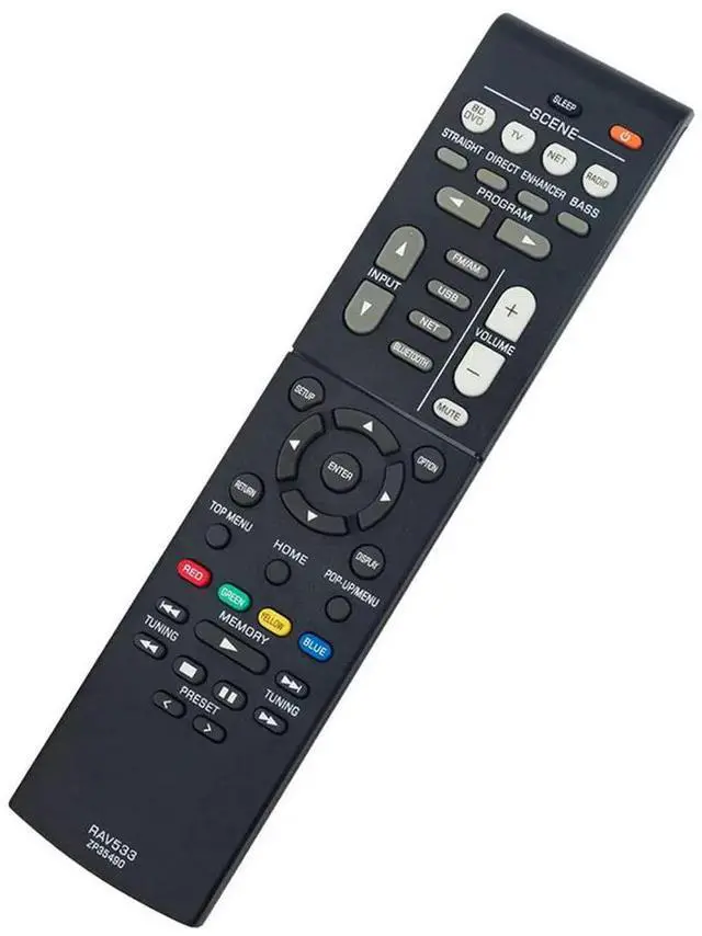 Alt view image 4 of 4 - 2X RAV533 Replace Remote Control For  AV Receiver Home Theater System RX-V579 HTR-4068 TSR-5790 HTR-3068 RX-