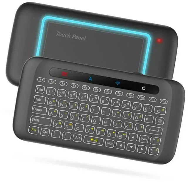 Alt view image 2 of 4 - H20 2.4GHz Wireless Keyboard Backlight Air Mouse Remote Controller Toucad Replacement Keyboard for Android Tv Box