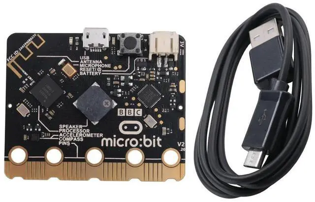 Alt view image 2 of 4 - BBC Micro-Bit V2.2 BLE5.0 Development Board Graphical- Programmable Python- Nordic- Nrf52833 Processor for KIds