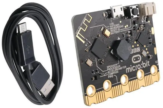 Alt view image 4 of 4 - BBC Micro-Bit V2.2 BLE5.0 Development Board Graphical- Programmable Python- Nordic- Nrf52833 Processor for KIds