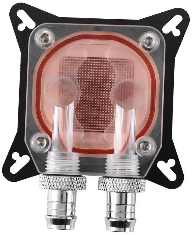 Alt view image 2 of 4 - Gpu Water Block Cooling Double Channel Of Copper Column Video Image Card Water Radiator 0.4Mm for W40