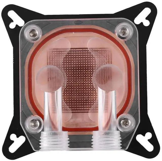 Alt view image 3 of 4 - Gpu Water Block Cooling Double Channel Of Copper Column Video Image Card Water Radiator 0.4Mm for W40