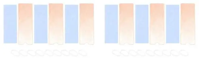 Alt view image 2 of 4 - 6Pcs M.2 SSD Heat Sink NVME NGFF M.2 2280 Solid State Hard Disk Pure Copper Heatsink Thin Radiator 0.5Mm