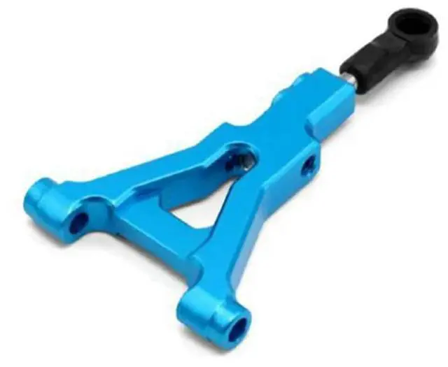 Alt view image 4 of 4 - 4 Pack Metal Front Lower Suspension Swing Arm For 1/10 Tamiya TRF416 RC Car Upgrade Parts