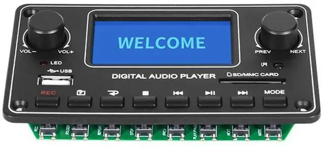 Alt view image 3 of 4 - LCD MP3 Player Module 28X64 Display Bluetooth Digital Audio Decoder Board TDM157 USB SD BT FM for Car Home Amplifier