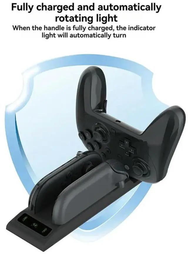 Main image of 3-In-1 Game Controller Charger For Switch 2 PRO With Charging Indicator NS2 Left And Right Controllers