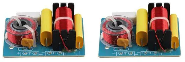 Main image of 2X 120W 2 Way Audio Frequency Divider DIY Bass Speaker Subwoofer Crossover Filters Accessories 2800Hz