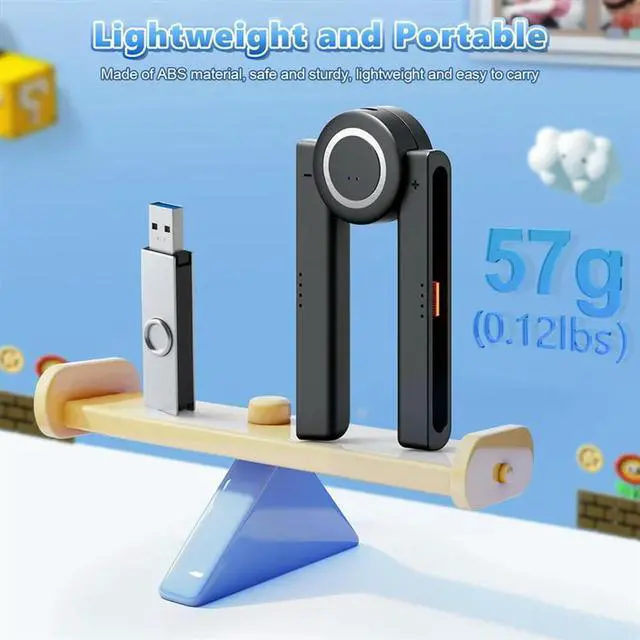 Alt view image 3 of 4 - For Joycon 2 Charging Grip For Nintendo Switch 2,Magnetic Handle Grip Controller With 5 Adjustable Rotation Positi