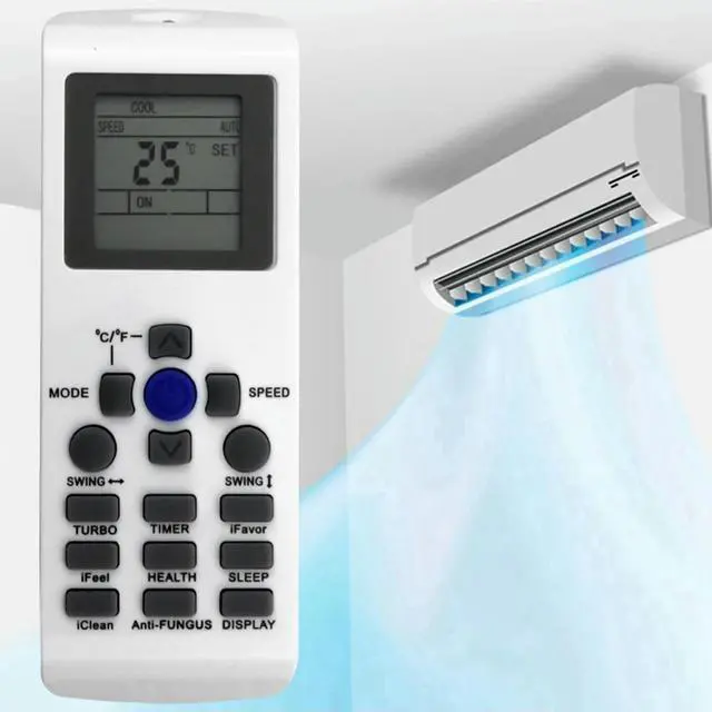 Alt view image 4 of 4 - 2X YKR-P/001E YKR-P/002E AC Remote Control Replace For AUX Air Conditioner Sub YKR-P/001E YKR-P/002E
