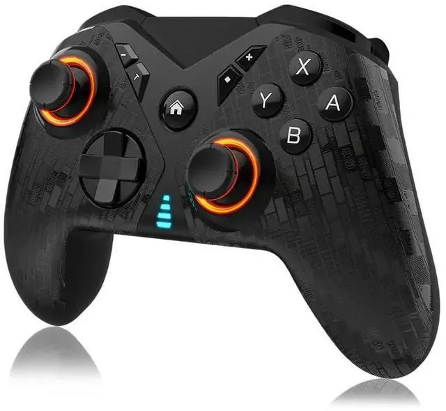 Alt view image 2 of 4 - Wireless Game Controller For Switch Pro Ergonomic Grip Adjustable Vibration Gamepad For Switch PC TV Gaming