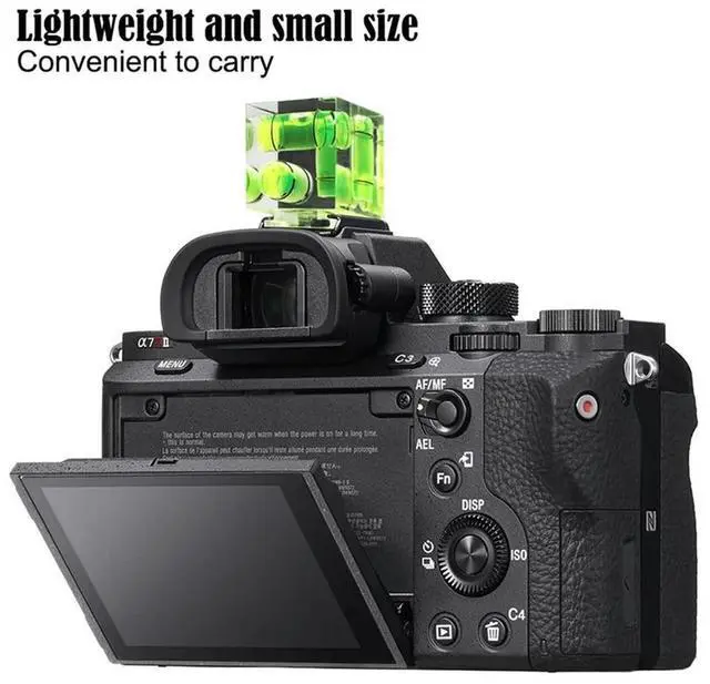 Main image of Triple 3 Axis Hot Shoe Bubble Spirit Level Compatible For Pentax DSLR Camera (6 Pack)