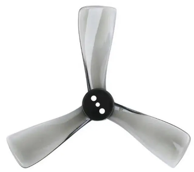 Alt view image 2 of 4 - 8X For Nazgul Cine 2525 2.5Inch Tri-Blade/3 Blade Propeller Prop CW CCW For FPV Protek25 Drone Part-Gray