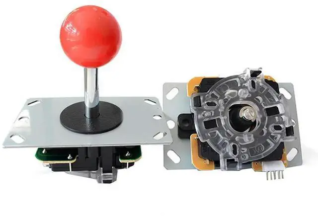 Alt view image 4 of 7 - 2X 5Pin Arcade Joystick 4/8 Way Fighting Stick Replacement Parts For Game Arcade DIY Joystick(A)