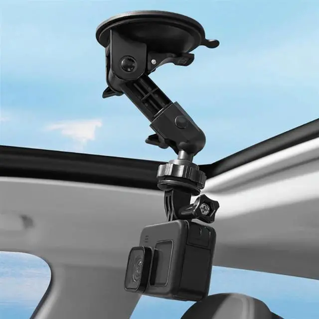 Alt view image 3 of 7 - Car Accessories Suction Cup Car Mount For OSMO Pocket 3 Action Camera Holder Gimbal Stabilizer Secure Mounting