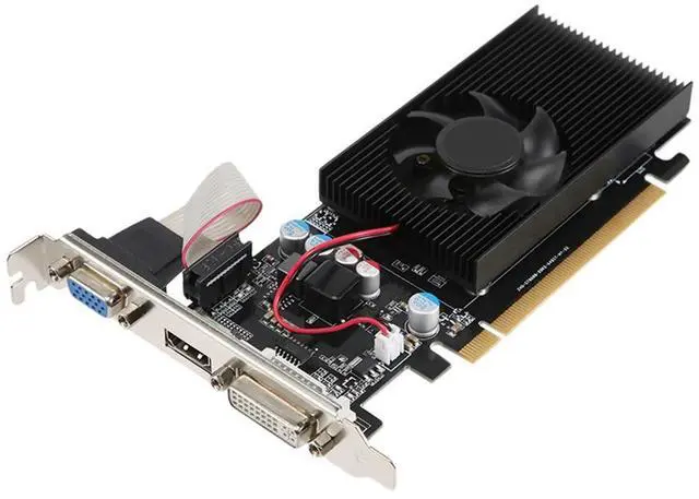 Alt view image 2 of 4 - GT210 1GB DDR2 64Bit Graphics Card PCIE 2.0 GPU HDMI-Compatible DVI VGA Desktop Video Card
