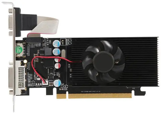 Alt view image 3 of 4 - GT210 1GB DDR2 64Bit Graphics Card PCIE 2.0 GPU HDMI-Compatible DVI VGA Desktop Video Card