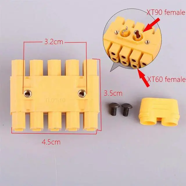 Alt view image 4 of 4 - For Large Medium Drones Multi-Axis Multi-Rotor Aircraft Rc TL60-10 Power Distribution Module Power Hub Spare Parts