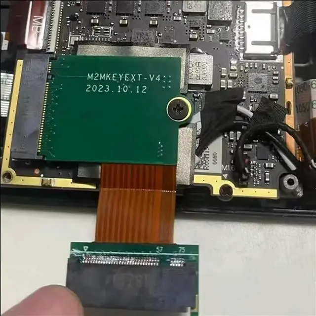 Alt view image 4 of 4 - For Steam Deck SSD 4TB 8TB NVME PCIe 4.0 SSD 2230 to 2280 Solid State Drive DIY Modified 90° Adapter Board
