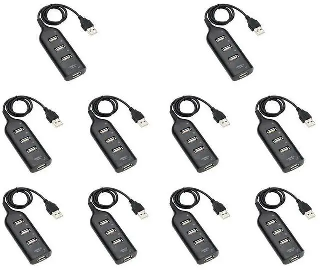 Main image of 10X USB Hub 2.0 Multi-USB High Speed Hub Splitter 4-Port USB Hub Adapter For Laptop Receiver Computer Accessories