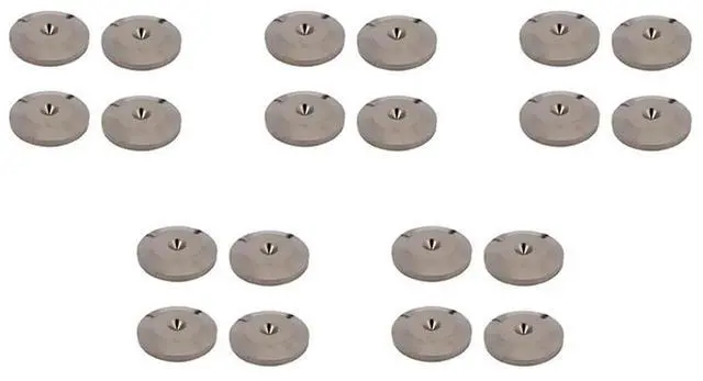 Main image of 20 Pcs Speaker Pure Copper Spikes Pads Hifi Speaker Box Isolation Floor Stand Feet Cone Base Shoes Pad (Black)