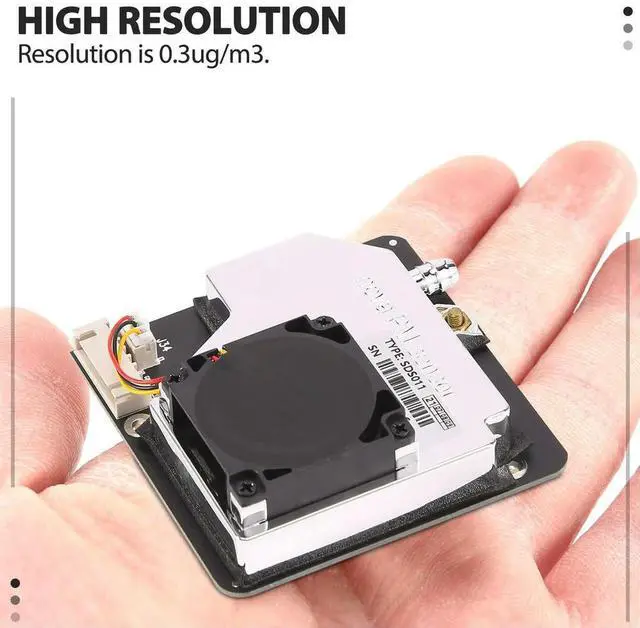 Alt view image 4 of 4 - PM Sensor SDS011 High Precision Lase R PM2.5 PM10 Air Detection Sensor