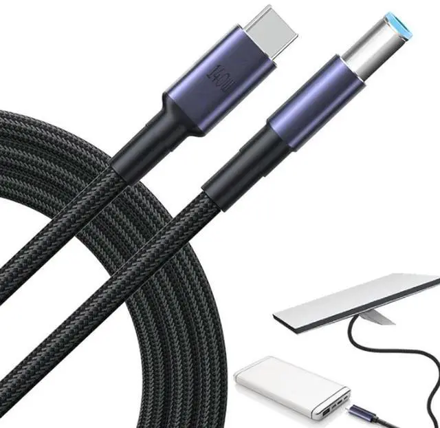 Alt view image 2 of 7 - 2X For Starlink Mini Type C To DC Power Cable Support 140W USB C Charging Cable For Starlink & Mobile Power Bank 1