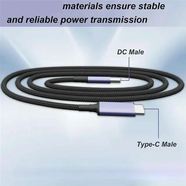 Alt view image 4 of 7 - 2X For Starlink Mini Type C To DC Power Cable Support 140W USB C Charging Cable For Starlink & Mobile Power Bank 1