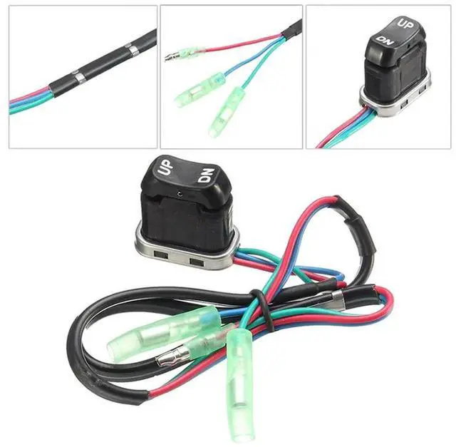Alt view image 4 of 7 - 2X Trim Tilt Switch For Yamaha Engine Motor Outboard Remote Control 703-82563-02-00