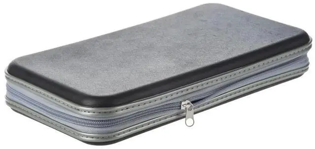 Alt view image 3 of 4 - 2X 80 Disc Album CD DVD Carry Cover Case Wallet Storage Holder Bag Hard Box - Black