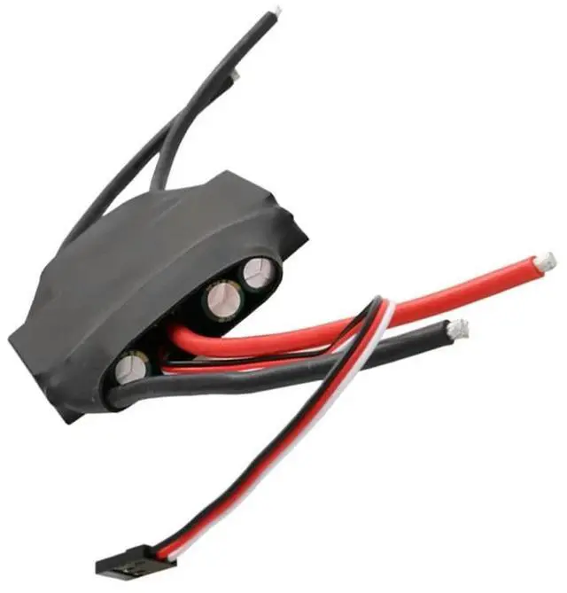 Alt view image 4 of 4 - 12V-26V 3S-6S 200A 2000W High-Power Two-Way Brushed ESC Speed Controller With LED Lights For RC Trawler 997
