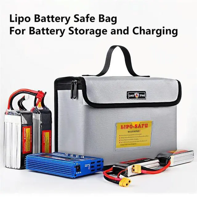 Alt view image 2 of 4 - Fireproof Lipo For Protector With Double Metal Zipper, Explosion-Proof Safe Bag,For Storage, Charg