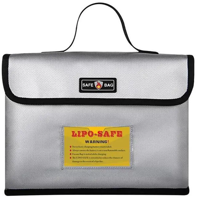Alt view image 4 of 4 - Fireproof Lipo For Protector With Double Metal Zipper, Explosion-Proof Safe Bag,For Storage, Charg