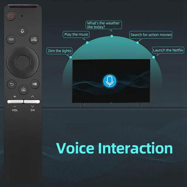 Alt view image 4 of 4 - 3X Universal Voice Remote Control Replacement For  Smart TV Bluetooth Remote All LED QLED LCD 4K 8K HDR Cur