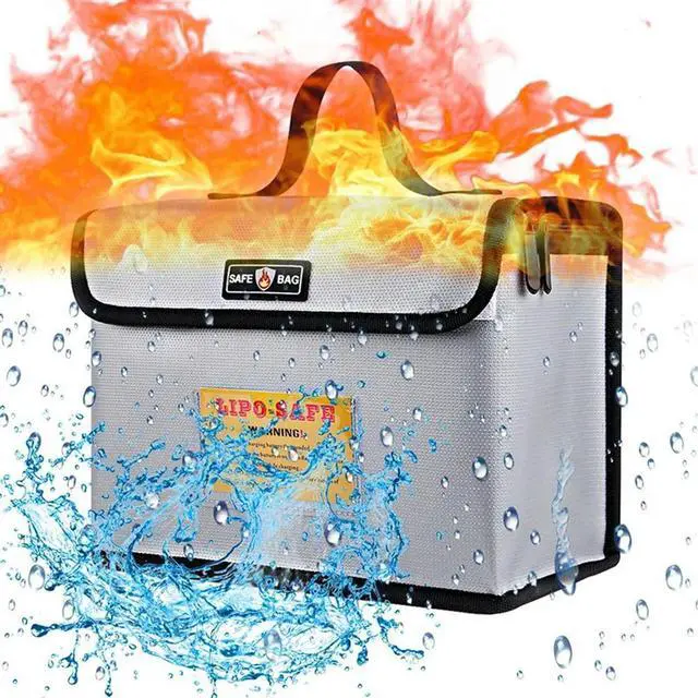 Alt view image 3 of 4 - Fireproof Lipo For Protector With Double Metal Zipper, Explosion-Proof Safe Bag,For Storage, Charg
