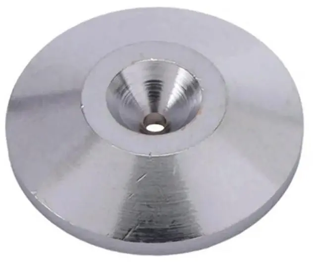 Main image of 24 Pcs Speaker Pure Copper Spikes Pads Hifi Speaker Box Isolation Floor Stand Feet Cone Base Shoes Pad (Silver)