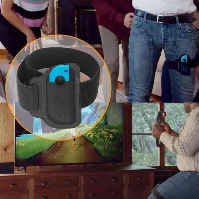 Alt view image 2 of 4 - 6X For Switch Leg Straps Ring Fit Adventure Leg Adjustable Elastic Sports Straps Ring Adventure For Nintendo Switc