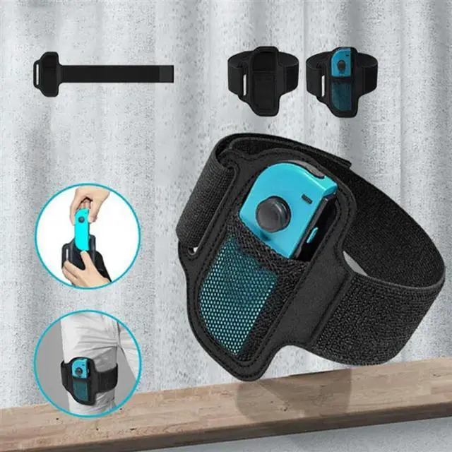 Alt view image 3 of 4 - 6X For Switch Leg Straps Ring Fit Adventure Leg Adjustable Elastic Sports Straps Ring Adventure For Nintendo Switc