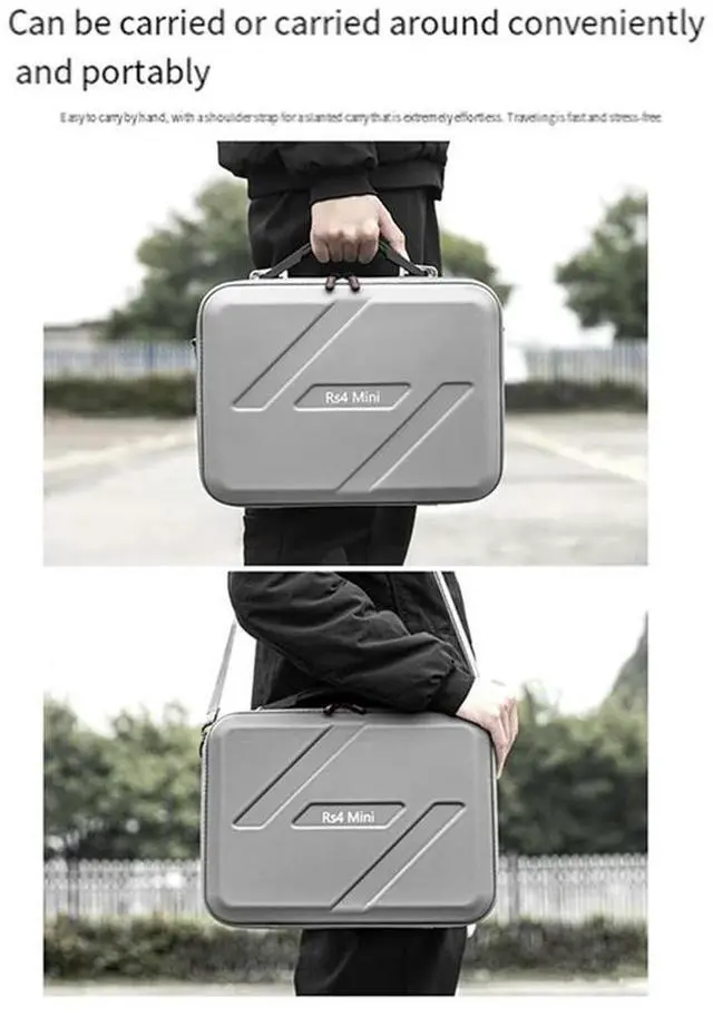 Alt view image 3 of 4 - For Ronin 4 Mini Handheld Stabilizer Travel Case Shoulder Bag Travel Carrying Case RS4 Mini Storage Case