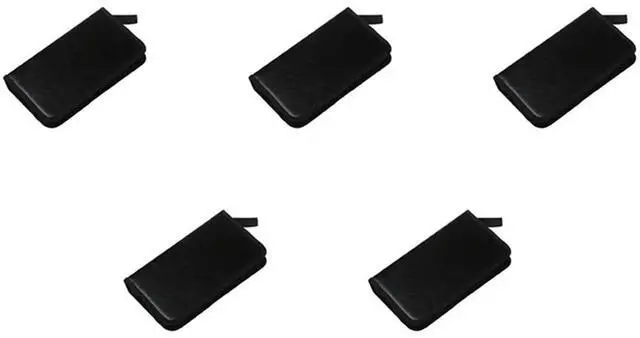 Alt view image 4 of 4 - 5X 80 VCD DVD CD Faux Leather Case Storage Holder Organizer Black